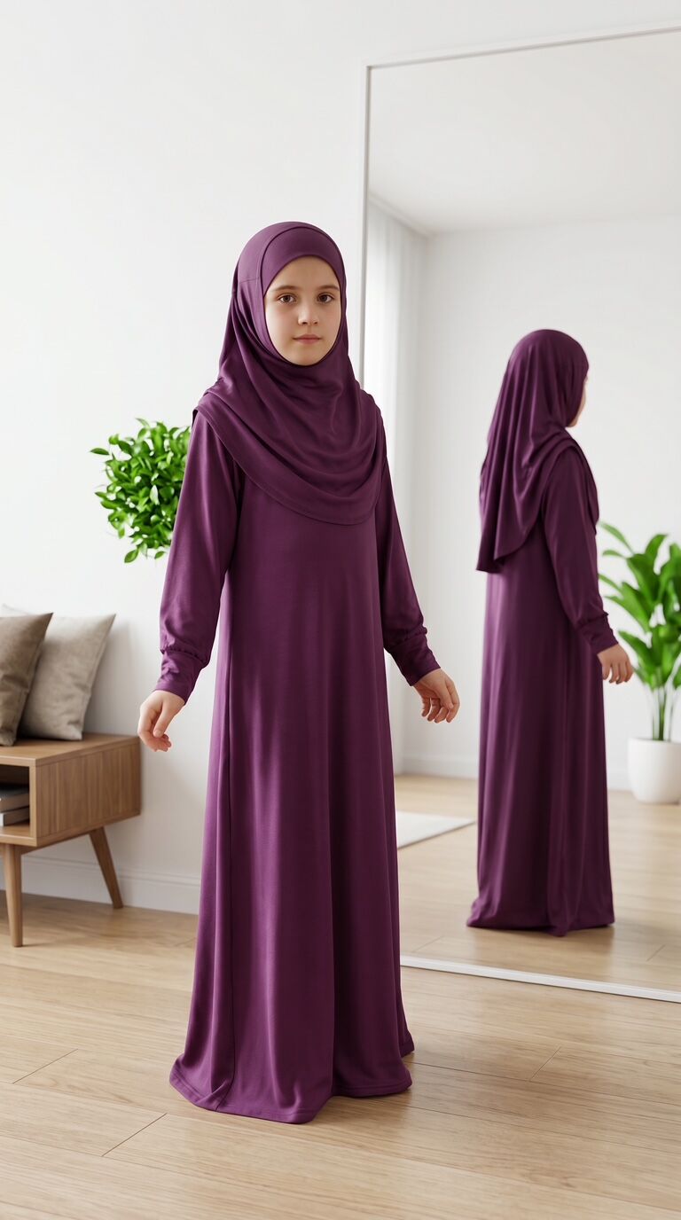 Çocuk Namaz Elbisesi-MÜRDÜM