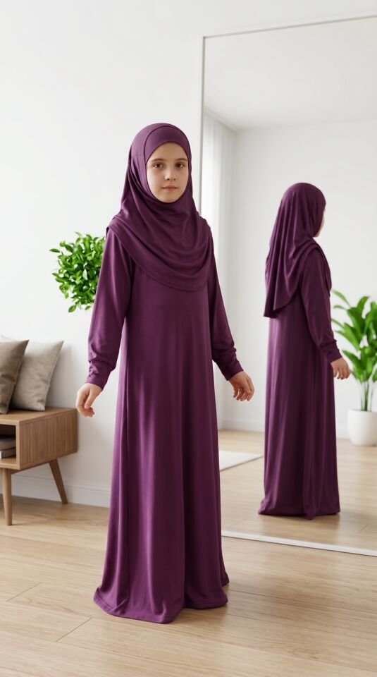 Çocuk Namaz Elbisesi-MÜRDÜM