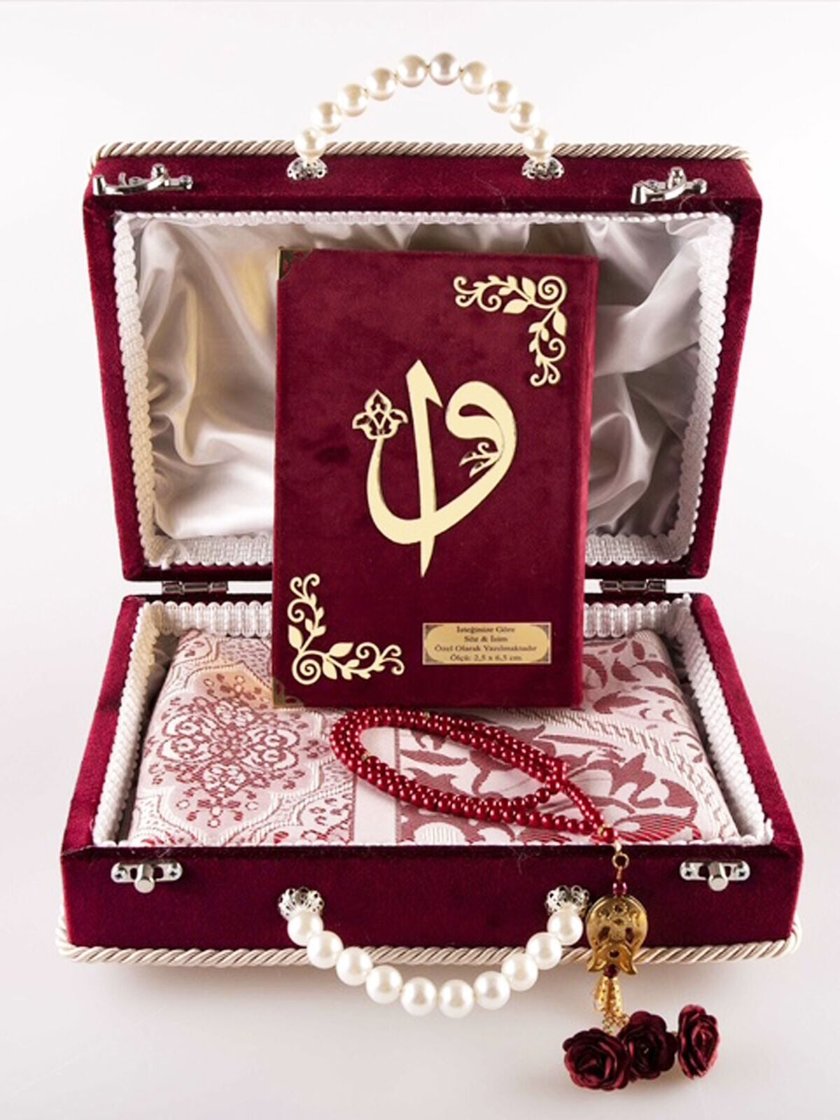 bordo-renk-ceyizlik-hediyelik-set