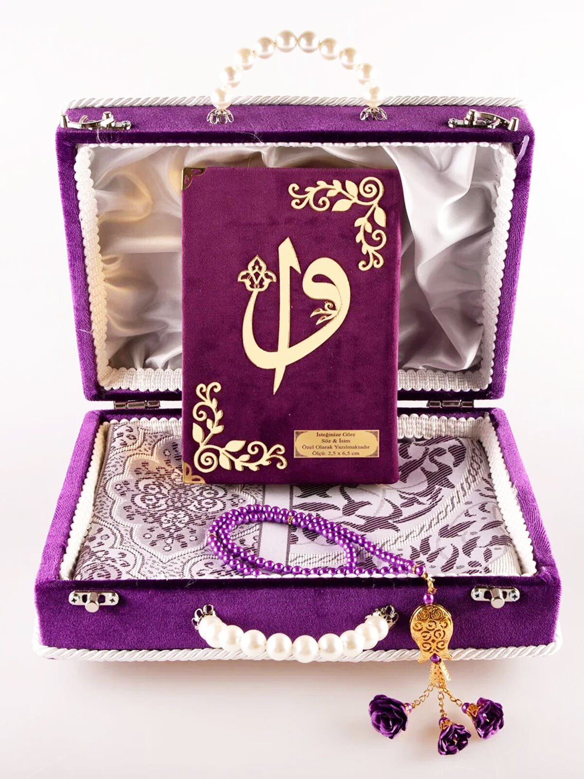 Çeyizlik-Hediyelik Çantalı Set-MOR