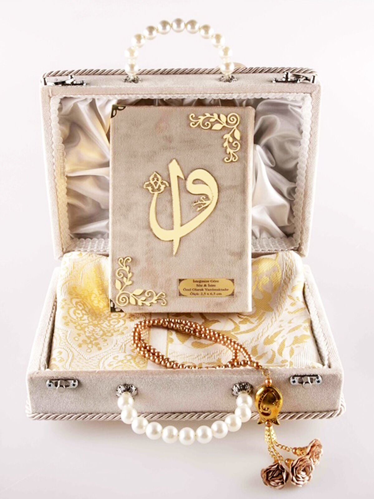 Çeyizlik-Hediyelik Çantalı Set-LACİVERT