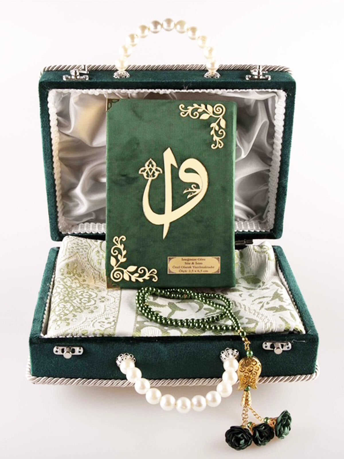 Çeyizlik-Hediyelik Çantalı Set-YEŞİL