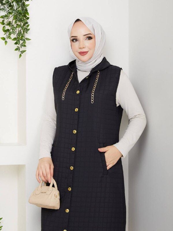 Kadın Yelek-SİYAH